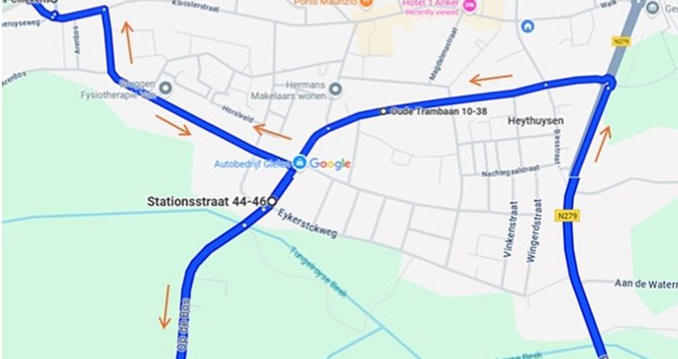 ROUTE OLDTIMERTOCHT 🚗